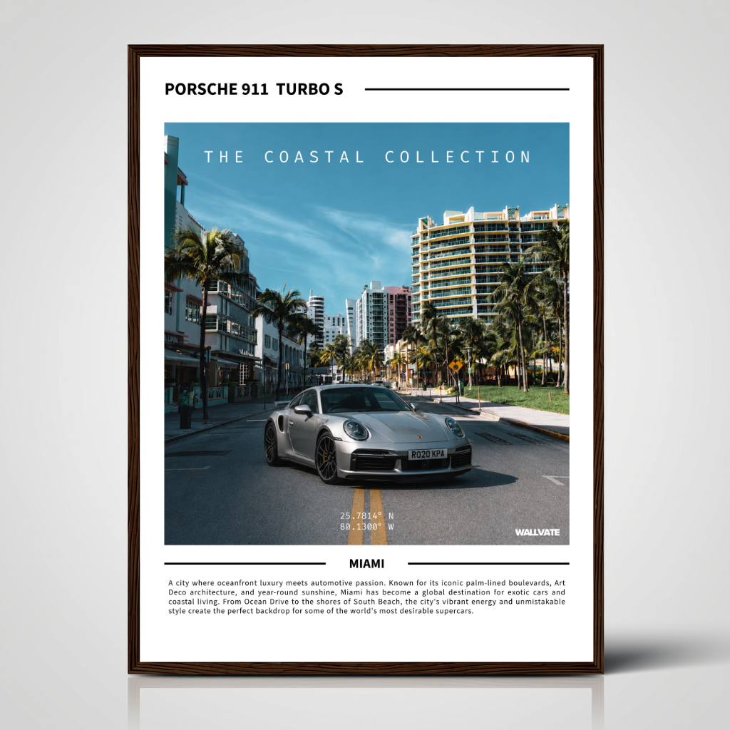 Porsche 911 Turbo S - Coastal Collection - Miami